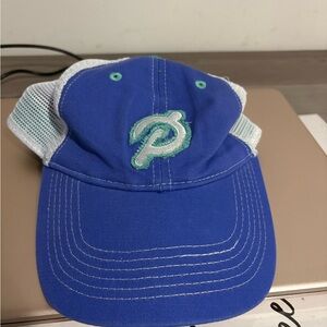 Peloton Blue White Green Baseball Cap